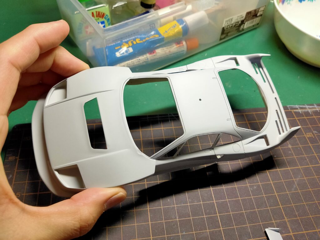 フジミ フェラーリf40lm 製作 自己満カーモデル製作室