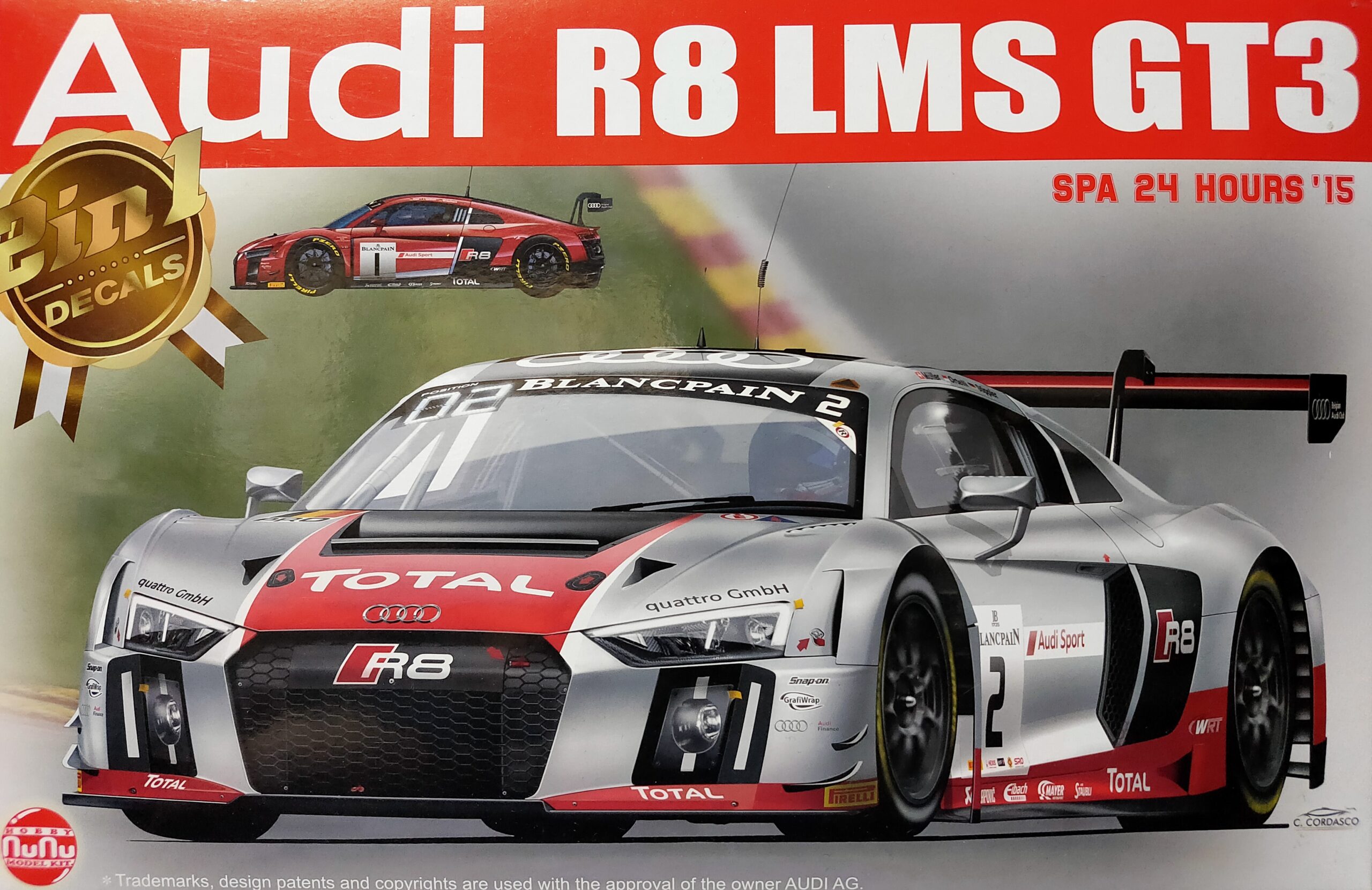 プラッツ/nunu アウディ R8 LMS GT3の製作記録