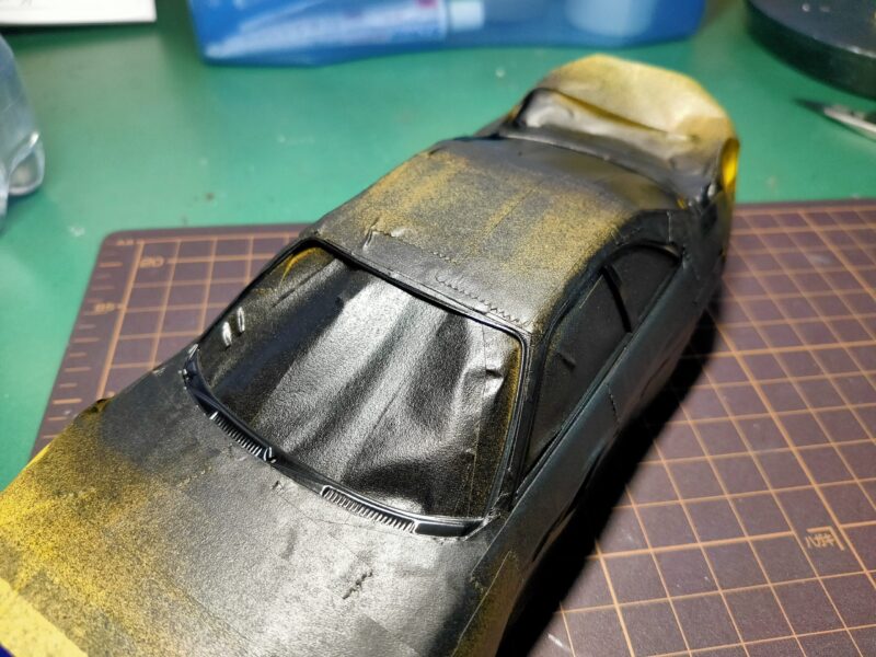 カーモデルの作り方 缶スプレー編 塗り分け塗装と筆塗り 自己満カーモデル製作室